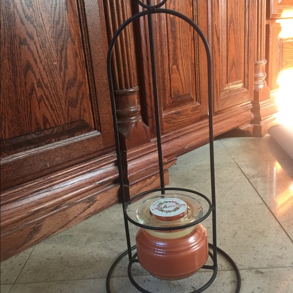 Metal Candle Holder and Candle from Ashman Candles - Picture 1 of 3